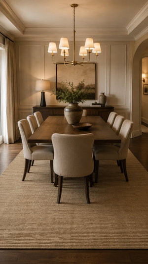 Tapete para Sala de Jantar: Funcionalidade com Elegância