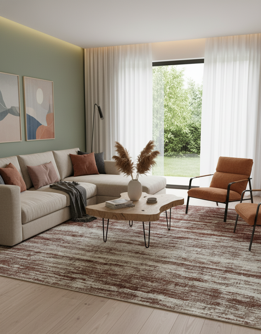 Tapete Importado Glade Terra Retangular ST