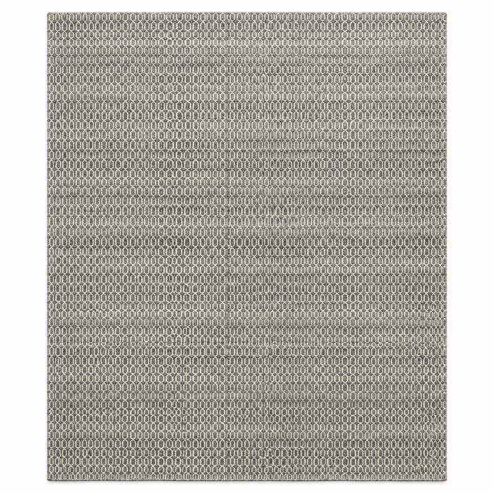 Tapete All Decor Mantra Indiano Artesanal Lã Cinza Grey Retangular 2,50 x 3,00 m
