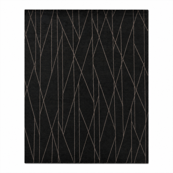 Tapete Maiori Casa Sarila Turco Geométrico Preto Retangular 2,00 x 2,50 m