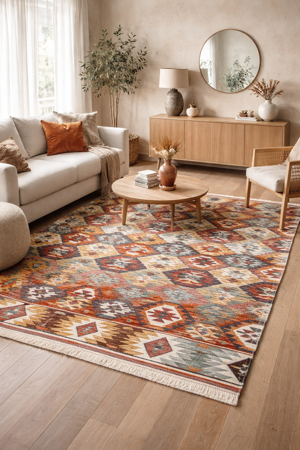 Tapete Kilim Turco Retangular Marrakesh BH 2,00 x 3,00