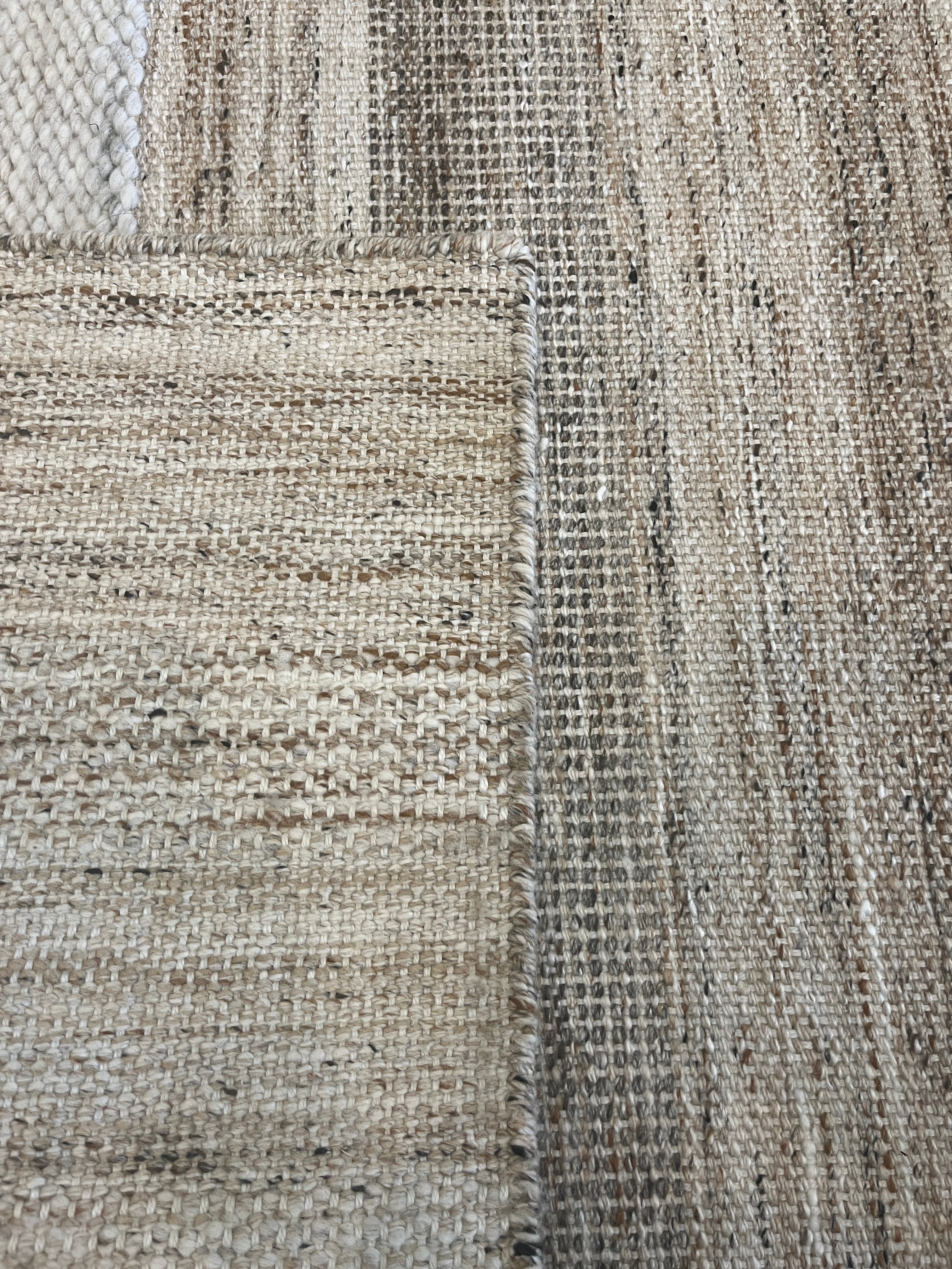 Tapete Indiano Artesanal Retangular Bege Marfim AB 2,00 x 3,00