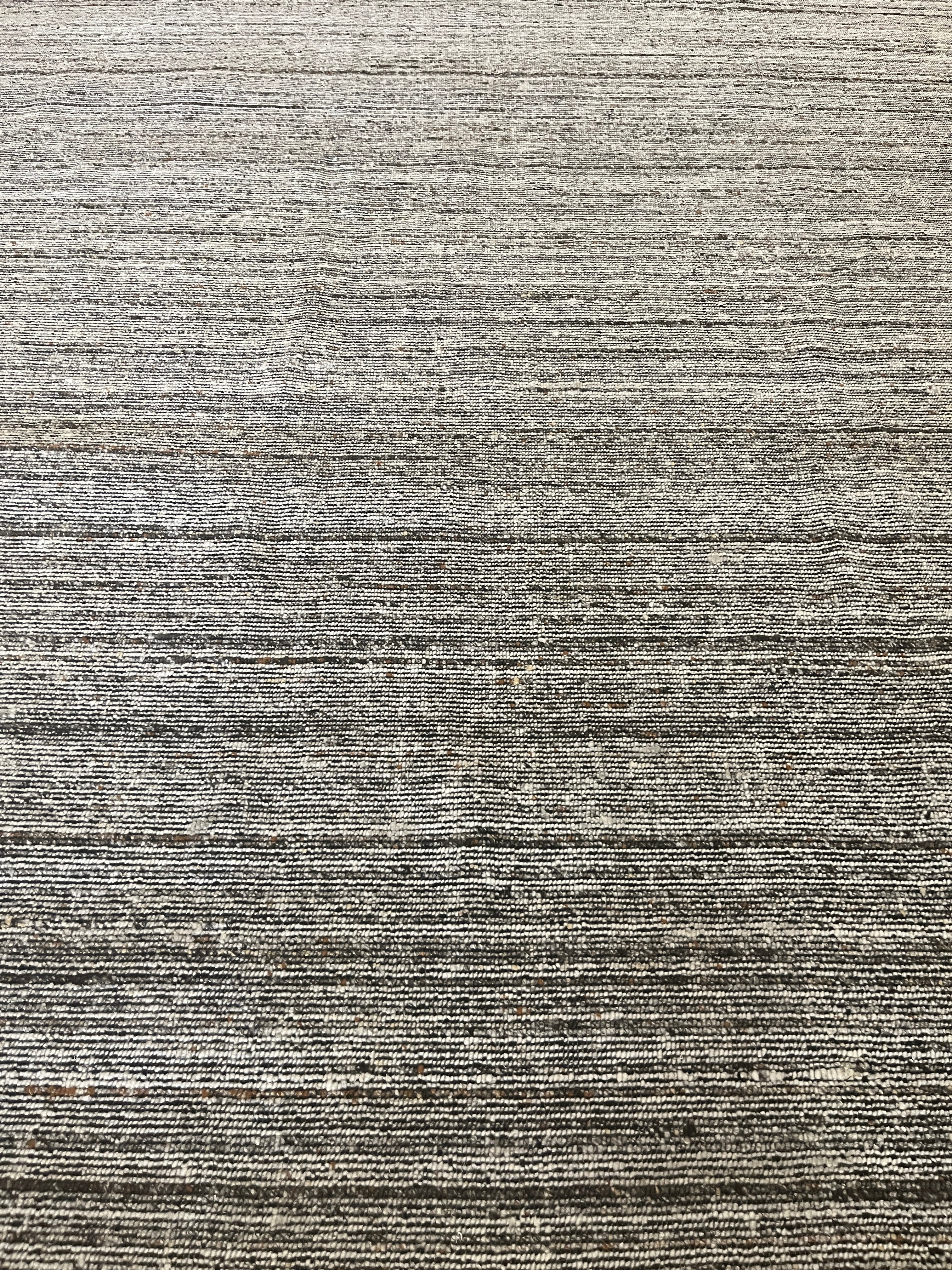 Tapete Indiano Artesanal Retangular Cinza Claro AB 2,50 x 3,00