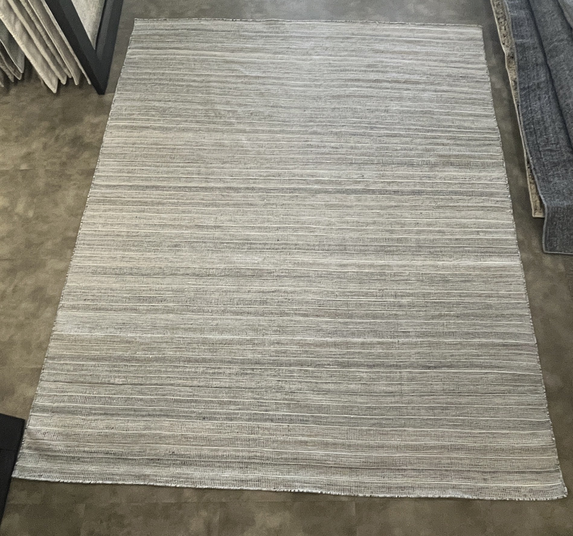 Tapete Indiano Artesanal Retangular Cinza Marrom AB 2,50 x 3,00