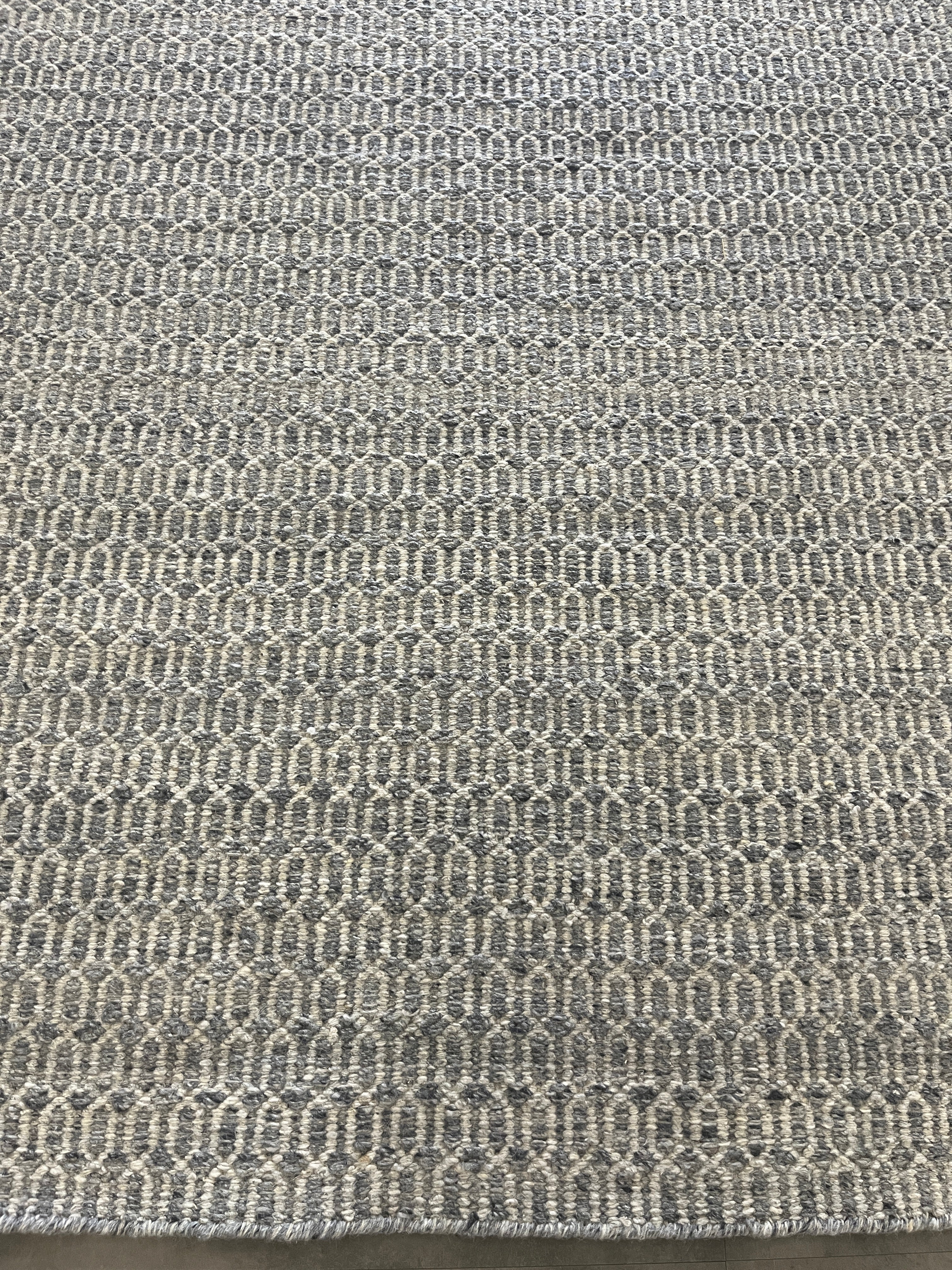 Tapete Indiano Artesanal Retangular Cinza GC 2,50 x 3,00