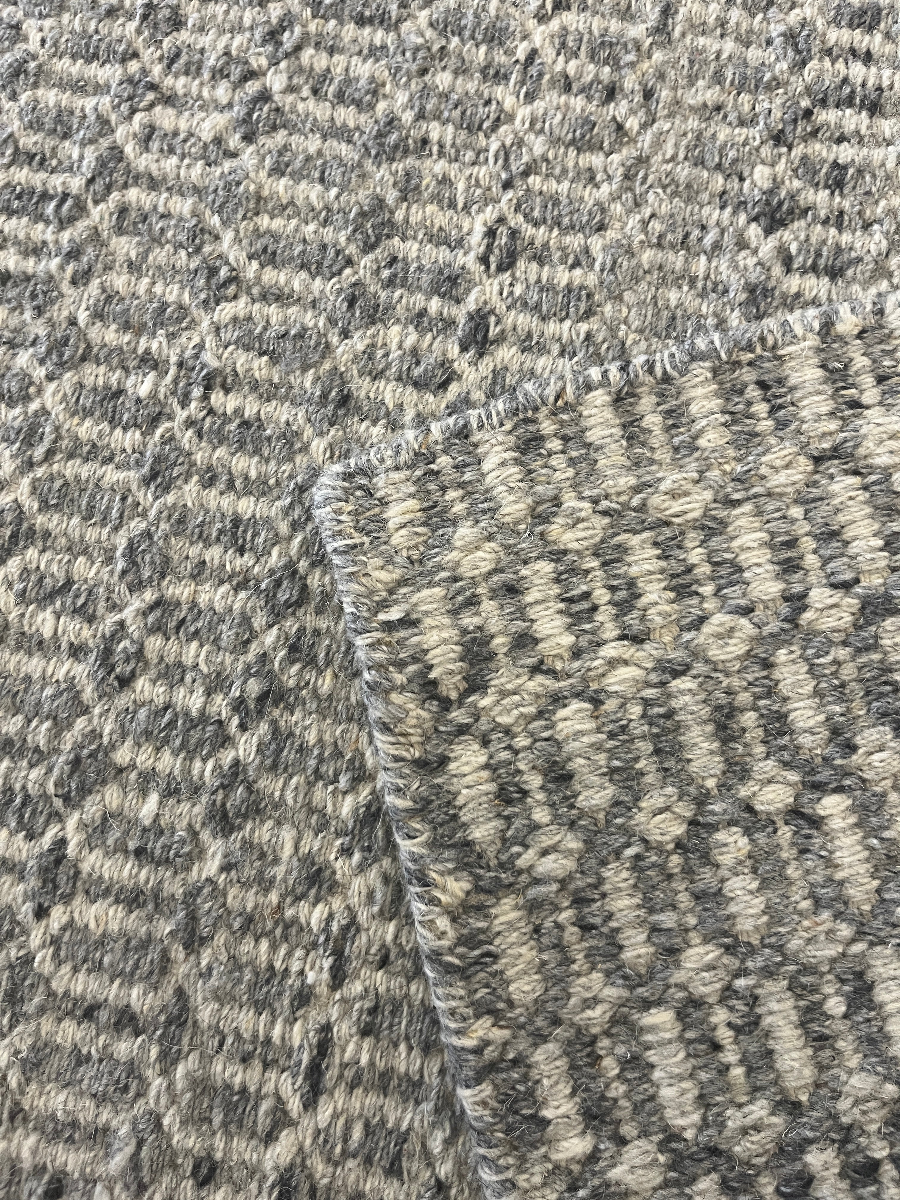 Tapete Indiano Artesanal Retangular Cinza GC 2,50 x 3,00