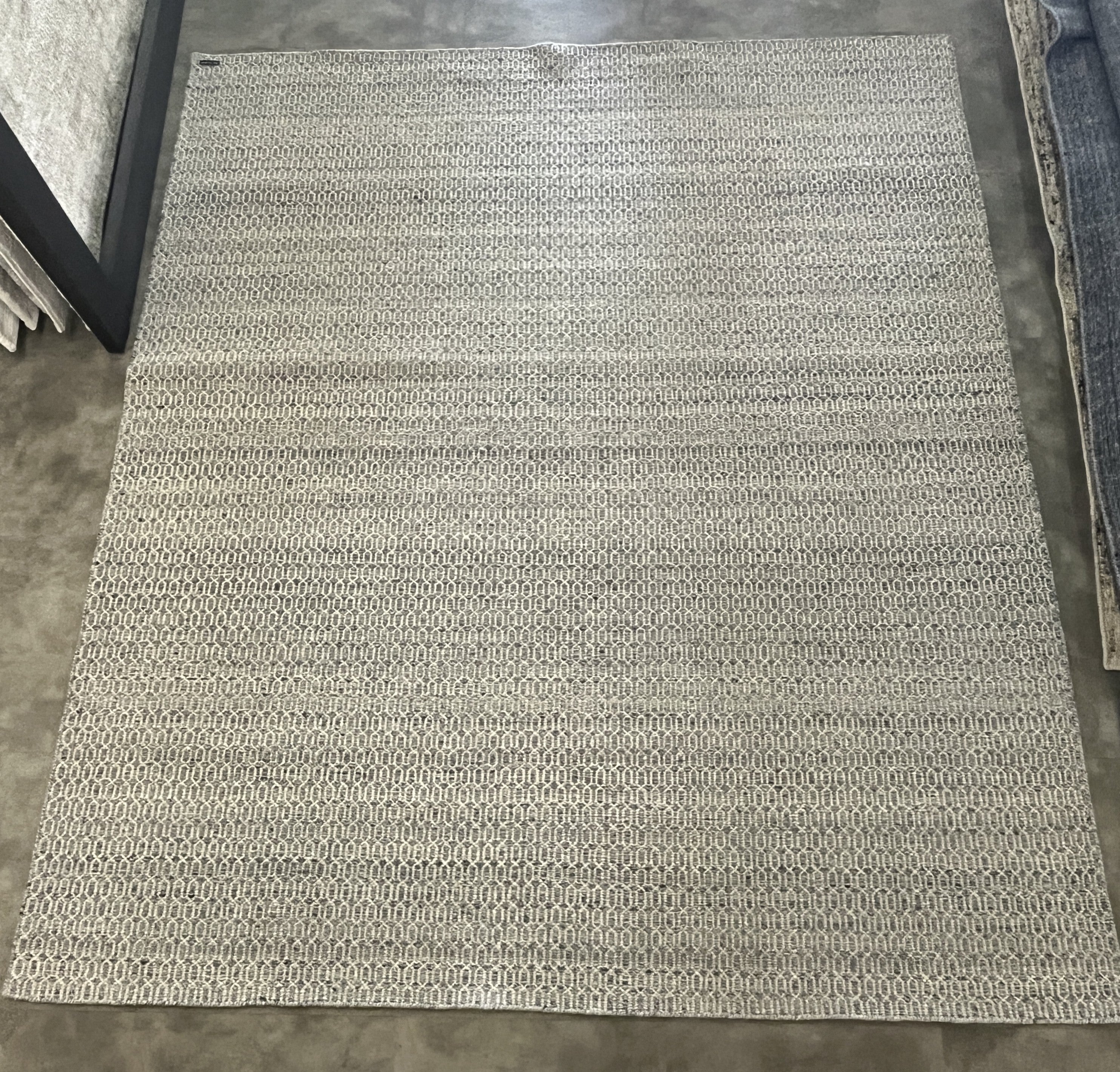 Tapete Indiano Artesanal Retangular Cinza GC 2,50 x 3,00