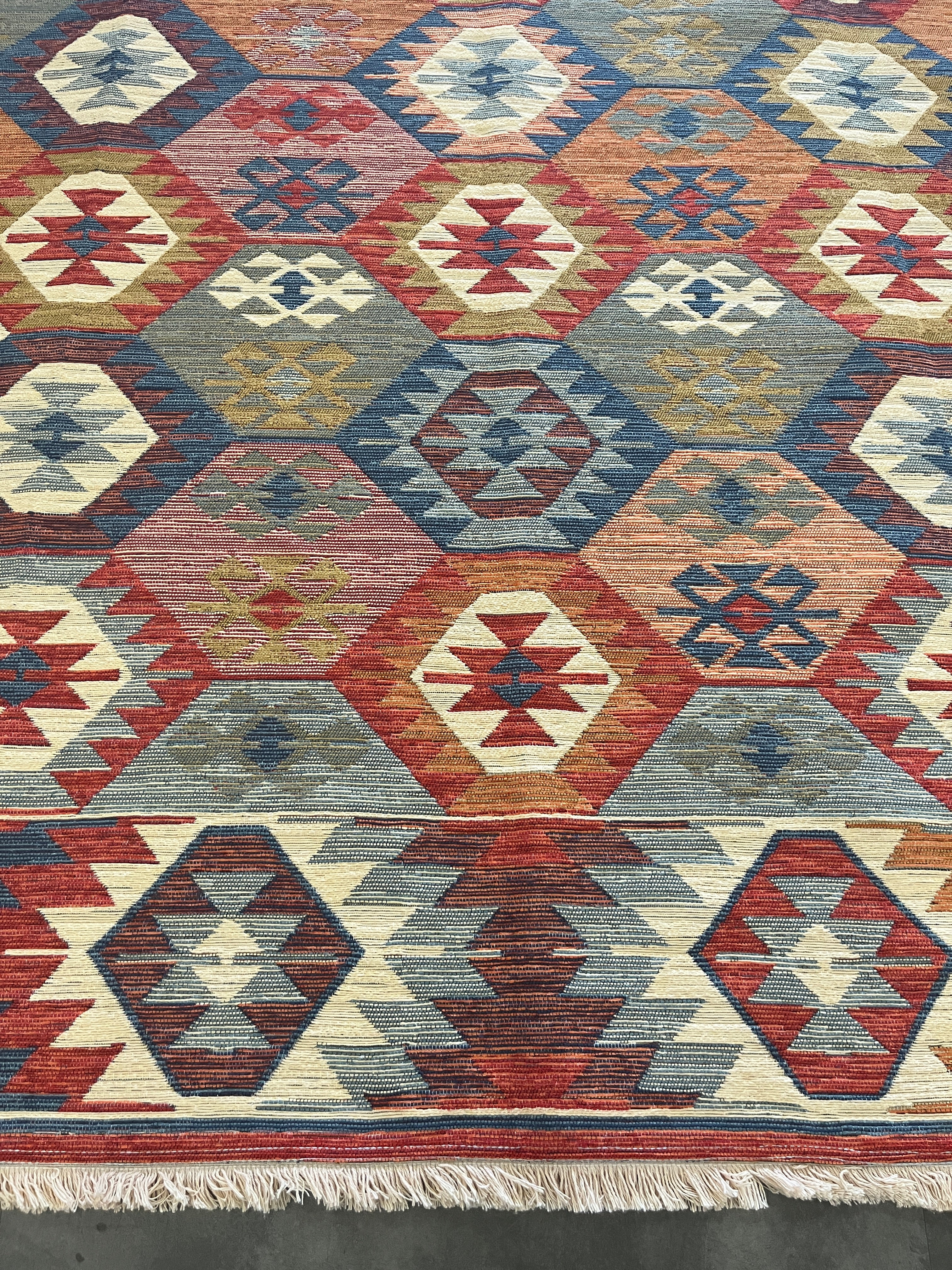 Tapete Turco Kilim Retangular Mosaico BH 1,50 x 2,00