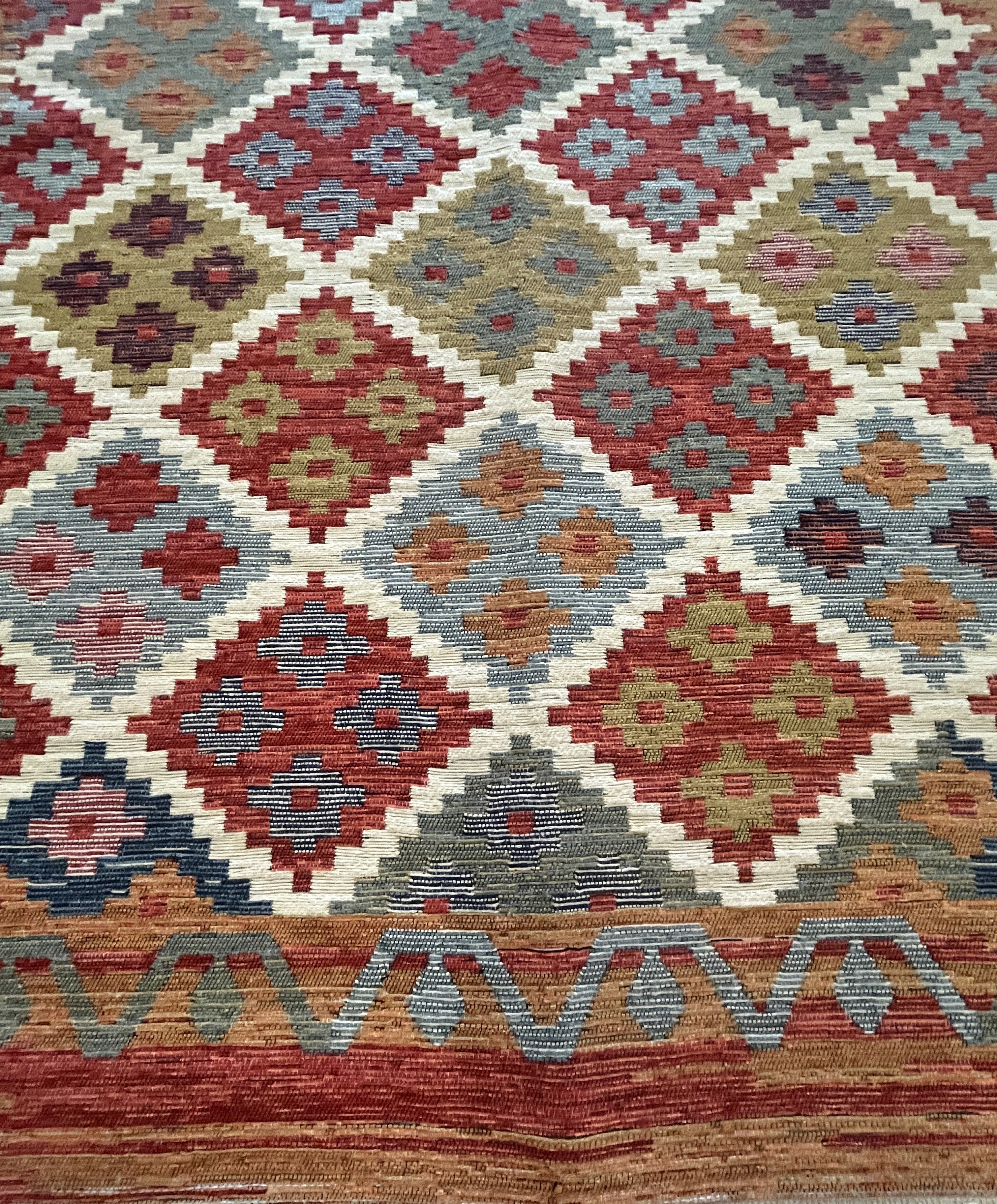 Tapete Turco Kilim Retangular Terracota Imperial BH 1,00 x 1,50