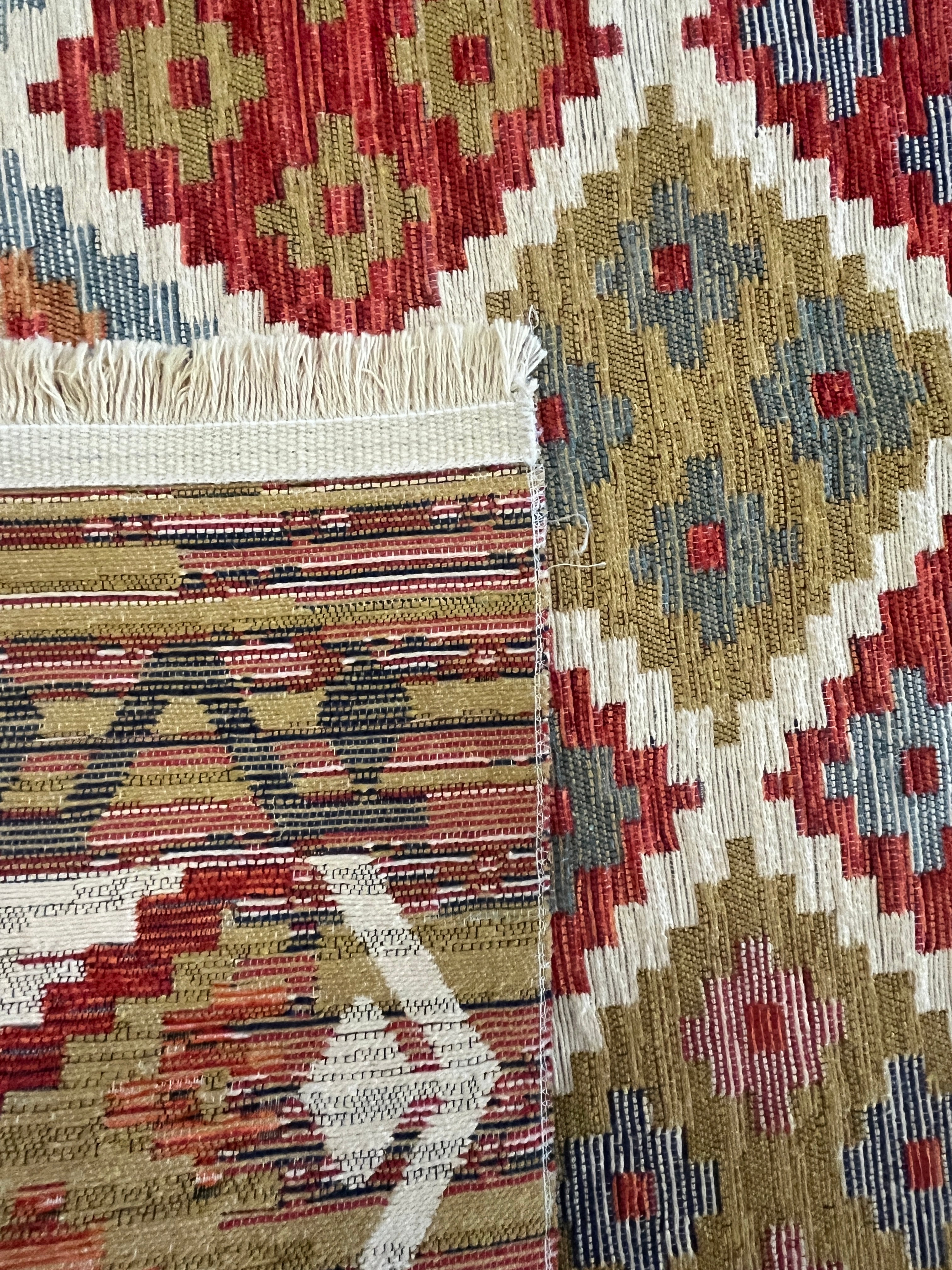 Tapete Turco Kilim Retangular Terracota Imperial BH 1,00 x 1,50