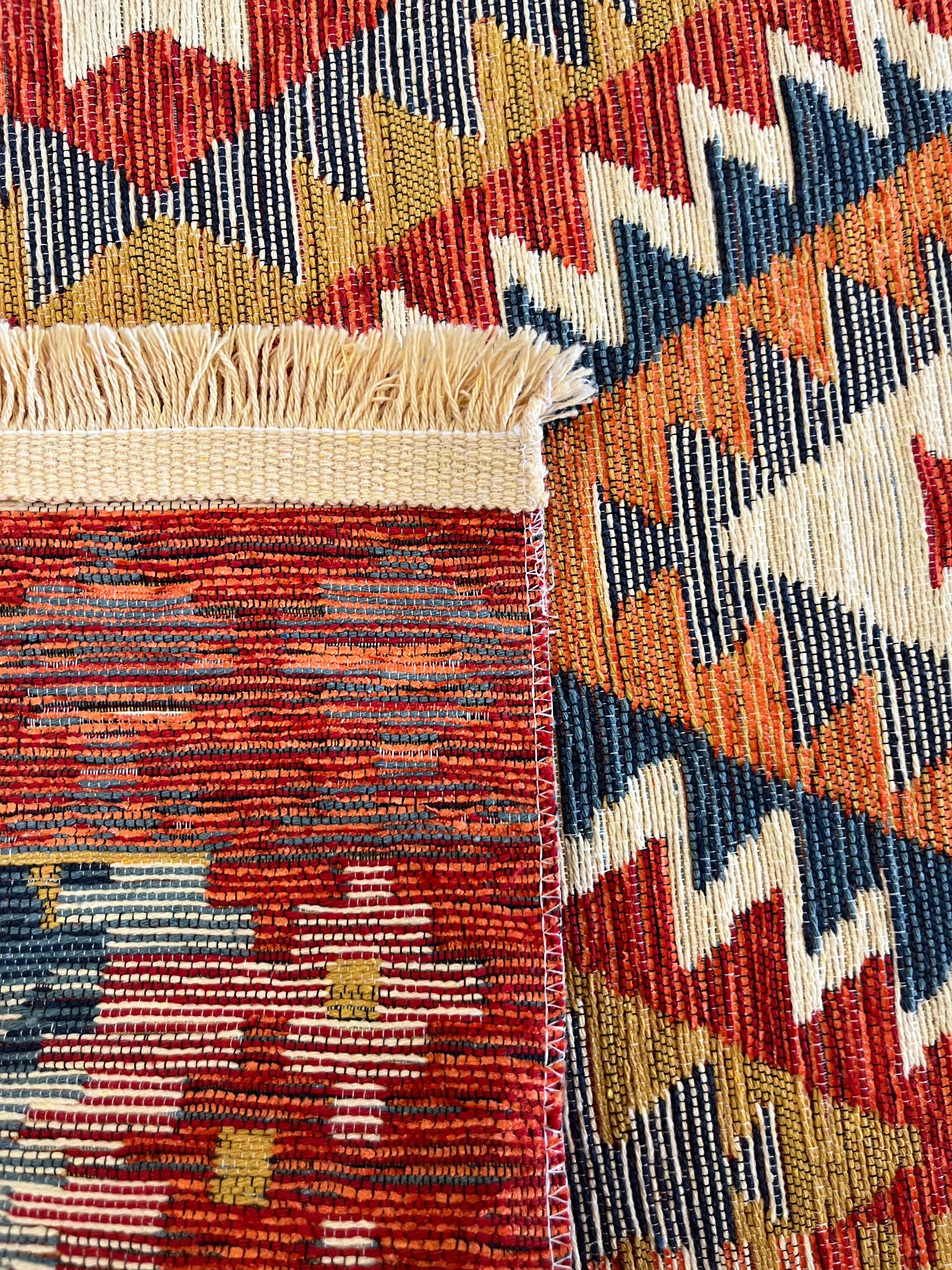 Tapete Kilim Turco Retangular Deserto Colorido BH 0,60 x 1,80