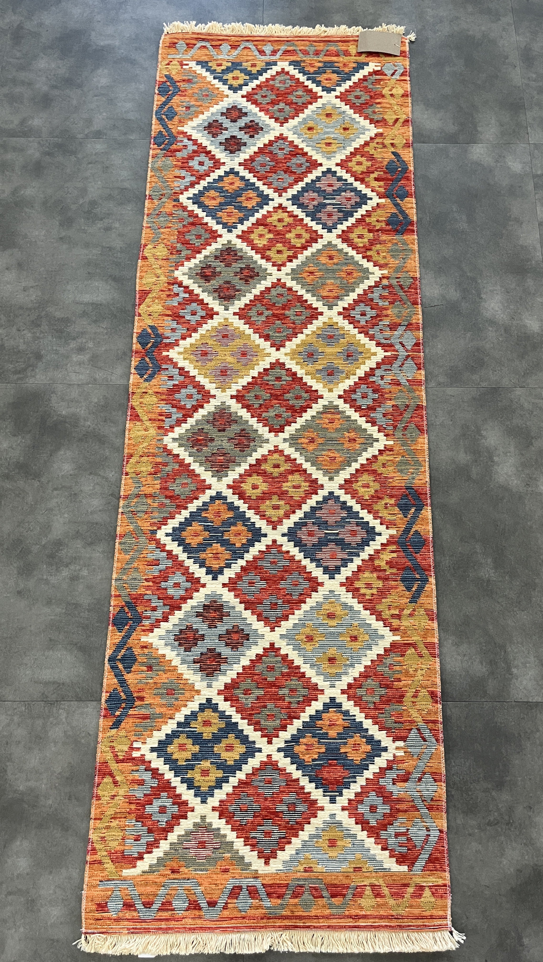 Tapete Kilim Turco Retangular Raízes do Oriente BH 0,60 x 1,80