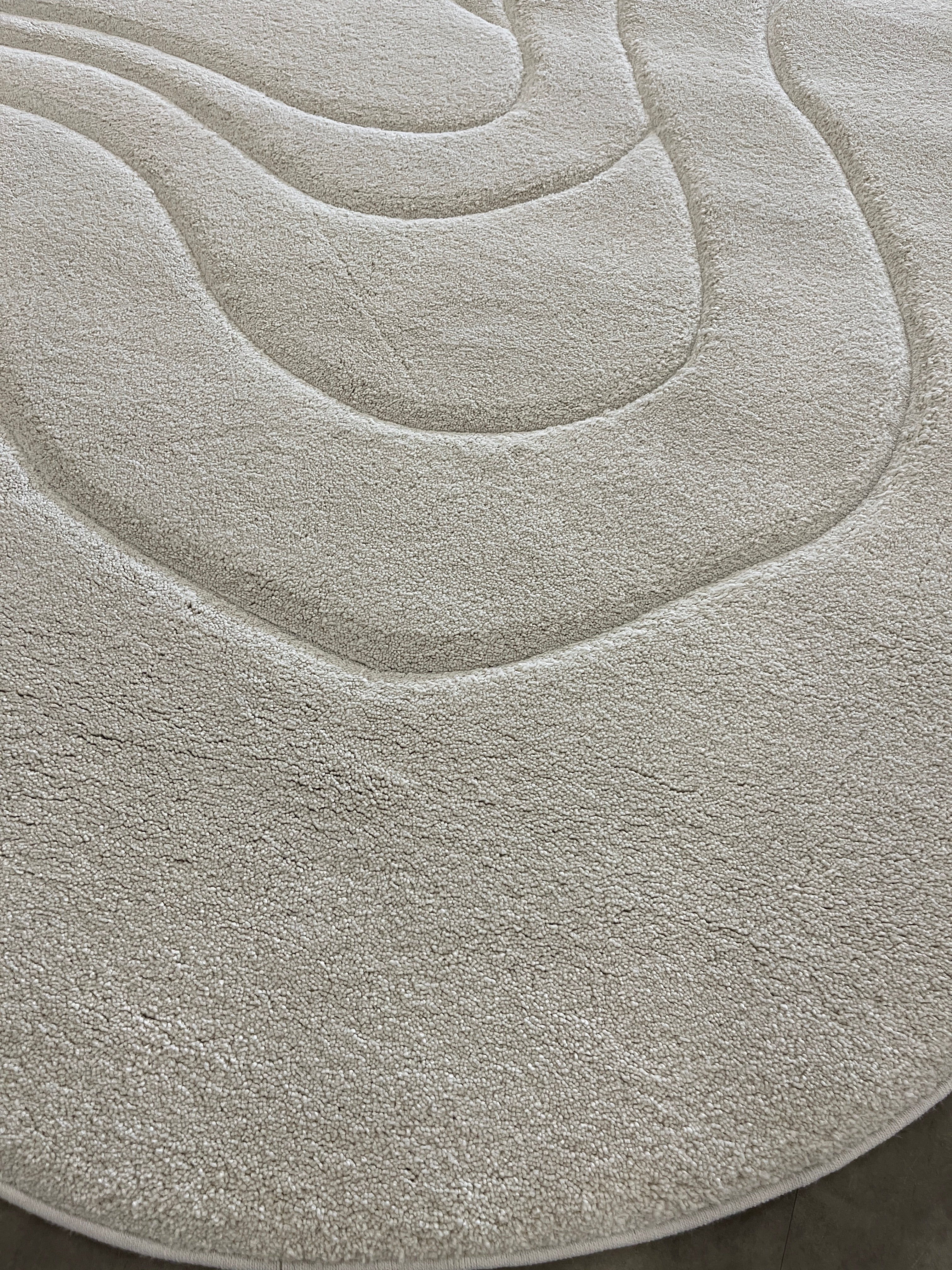 Tapete Turco Orgânico 1,95 x 2,95 Carving Off White SC
