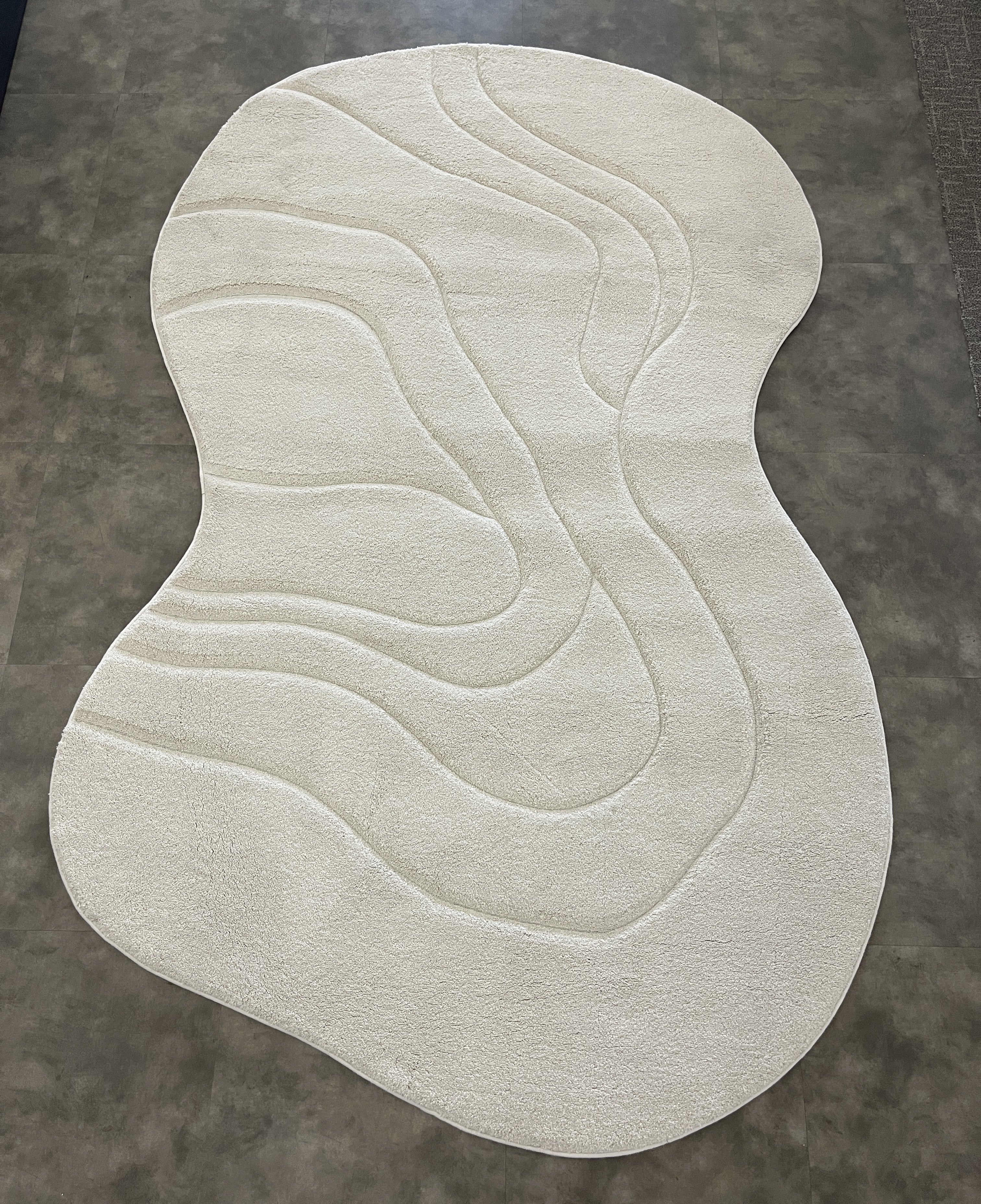 Tapete Turco Orgânico 1,95 x 2,95 Carving Off White SC