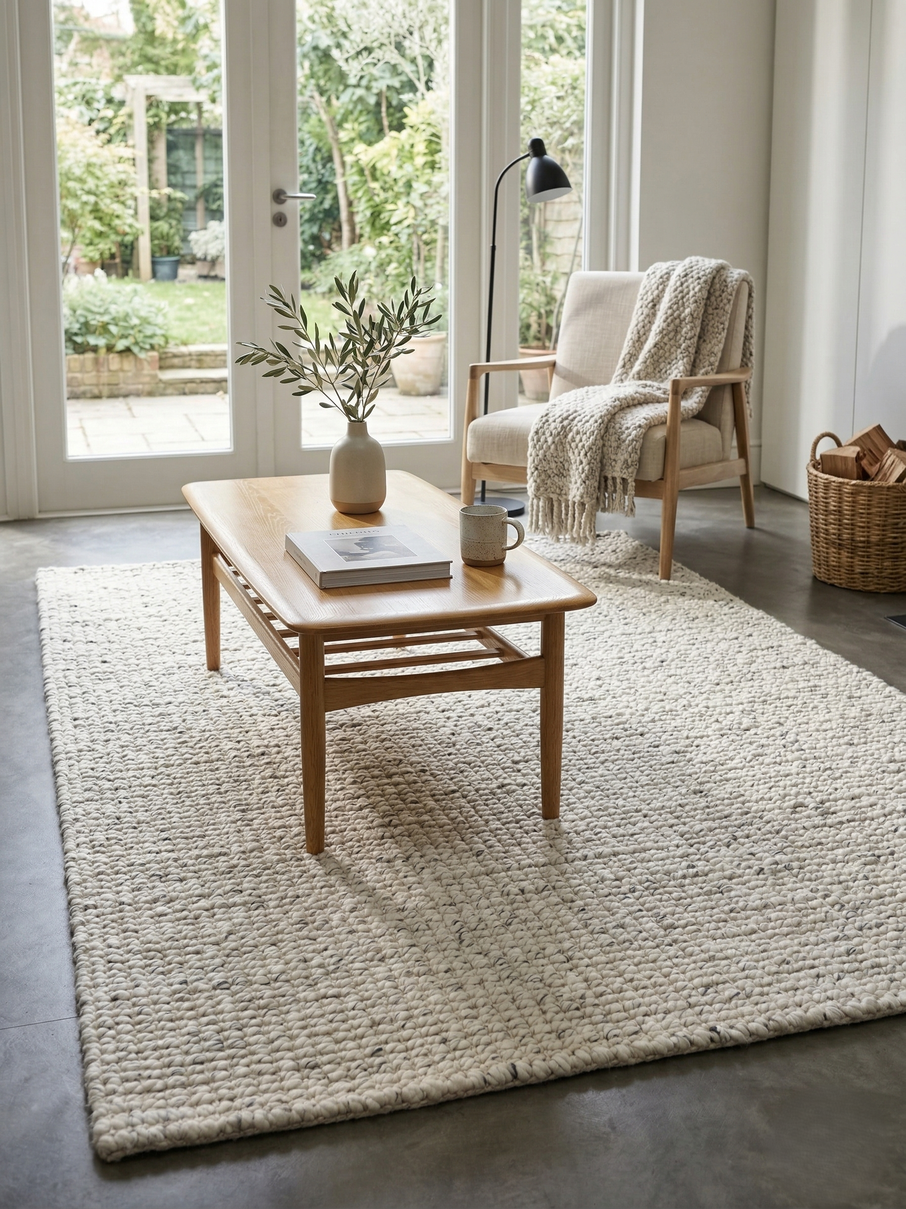 Tapete Indiano Artesanal Retangular Natural GC 2,00 x 2,50