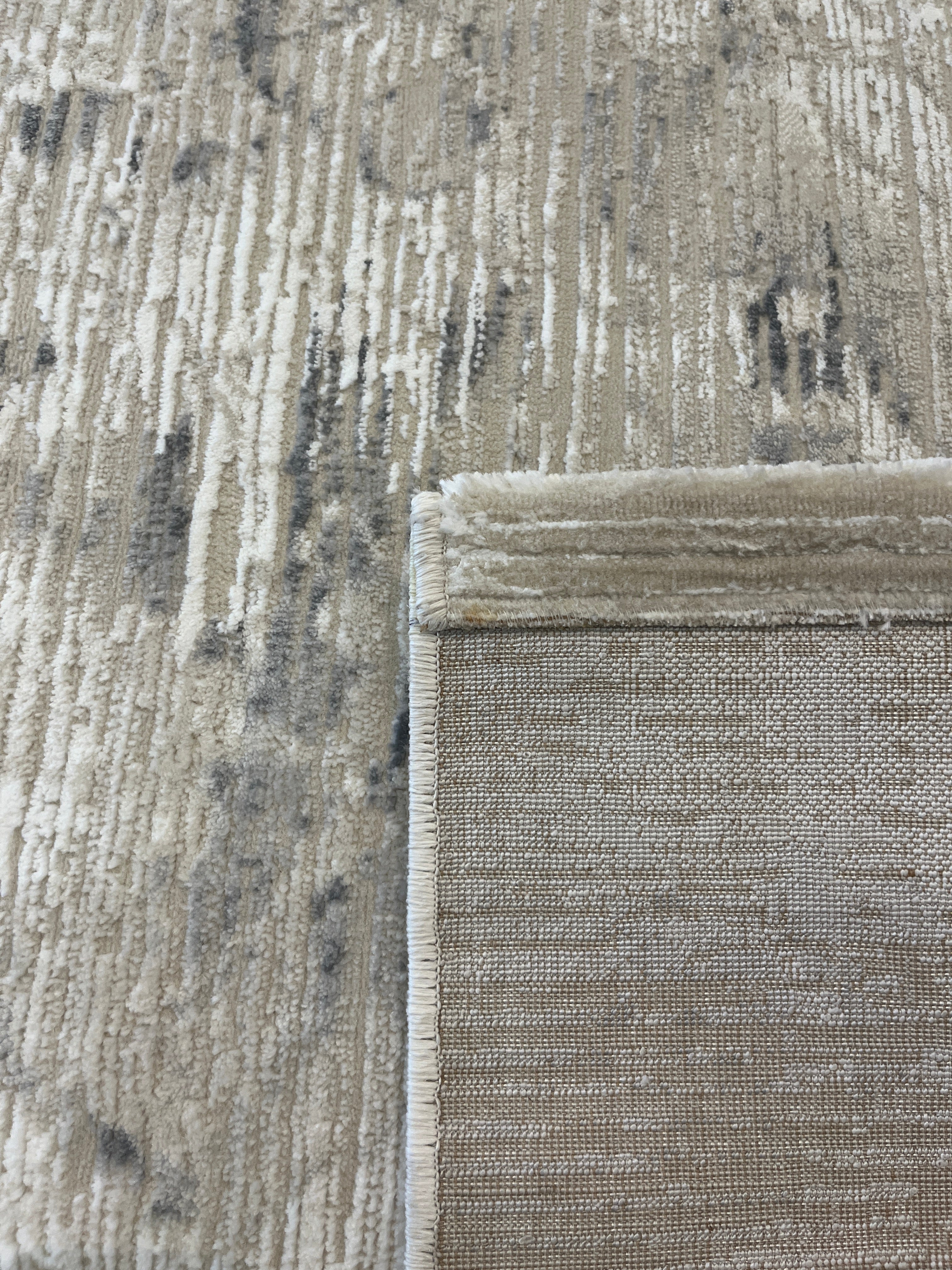 Tapete Turco Retangular Ankara Cream L Grey CD