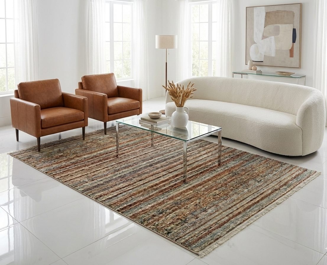 Tapete Turco Retangular Mahali Gabbeh Cream M. Grey CD