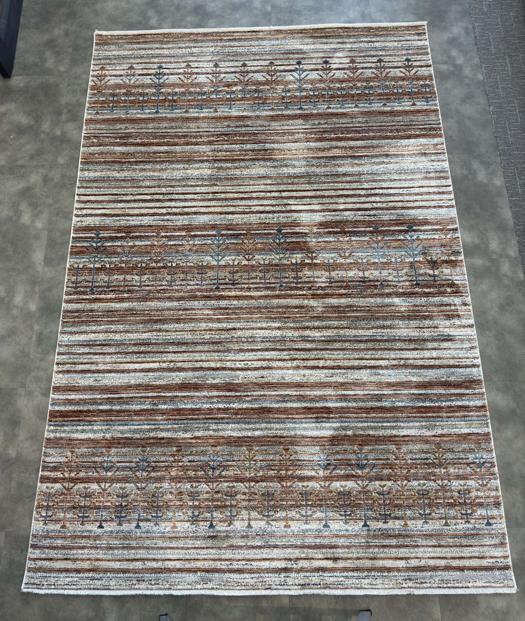 Tapete Turco Retangular Mahali Gabbeh Cream M. Grey CD