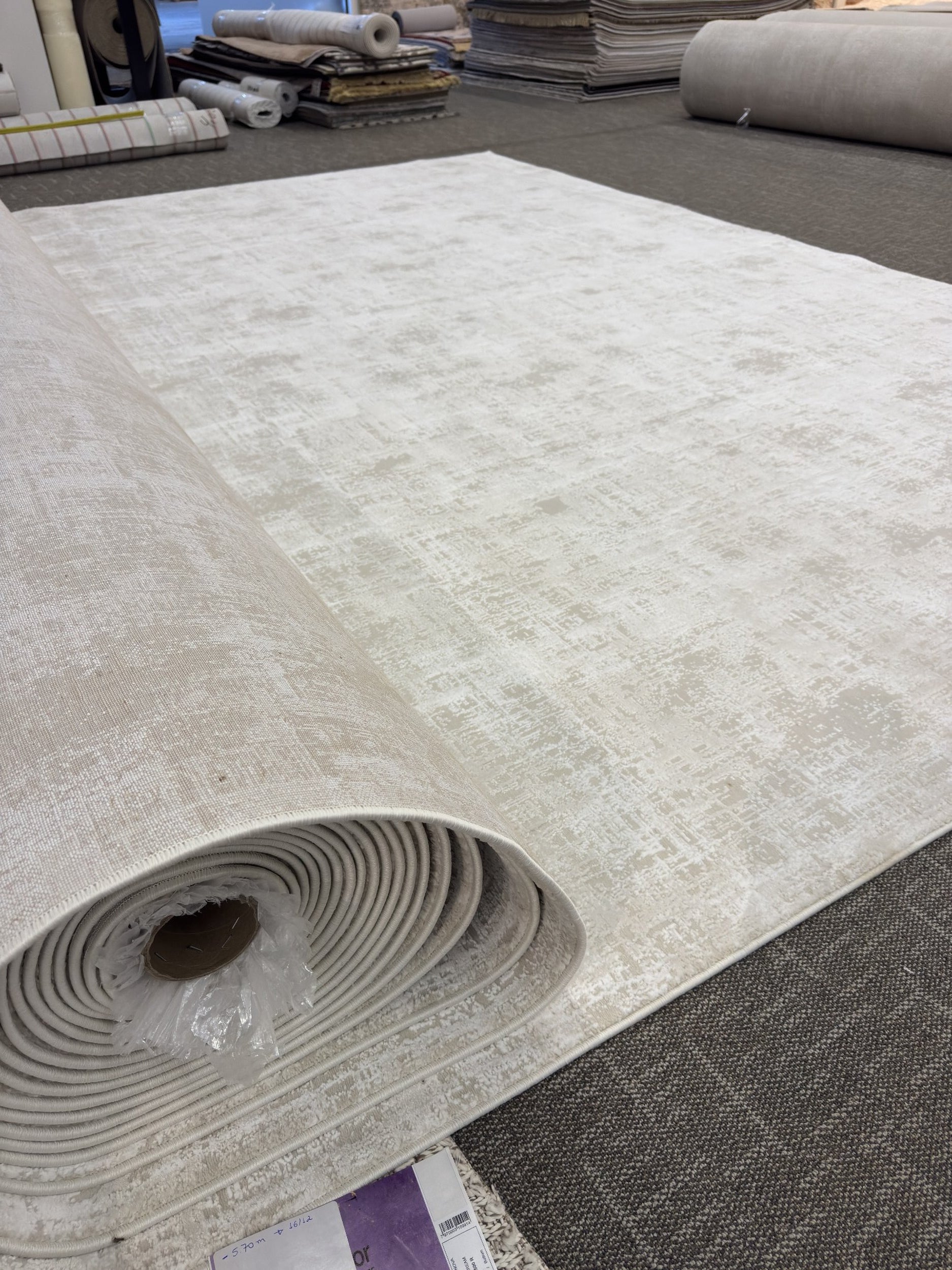 Tapete Turco Retangular Ankara White Cream CD