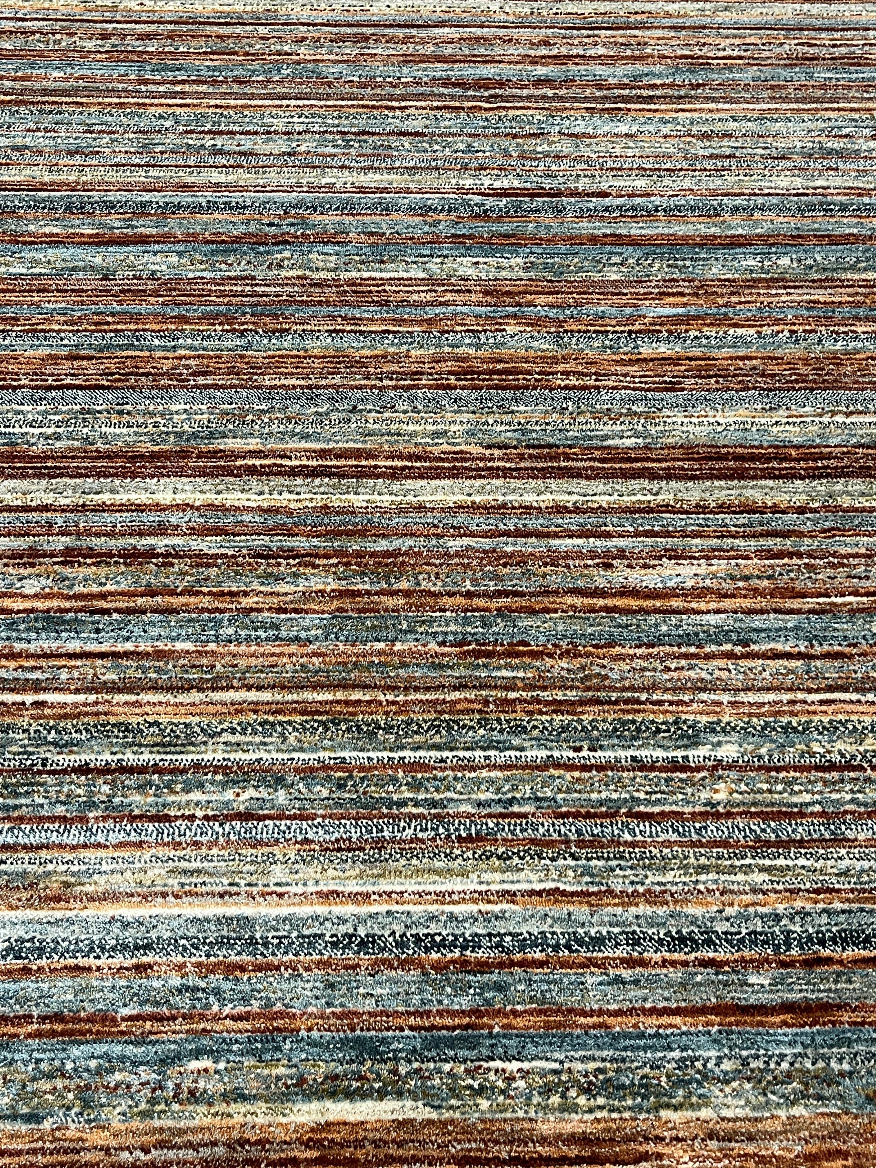 Tapete Turco Retangular Mahali Listrado Slim Terra Cream CD