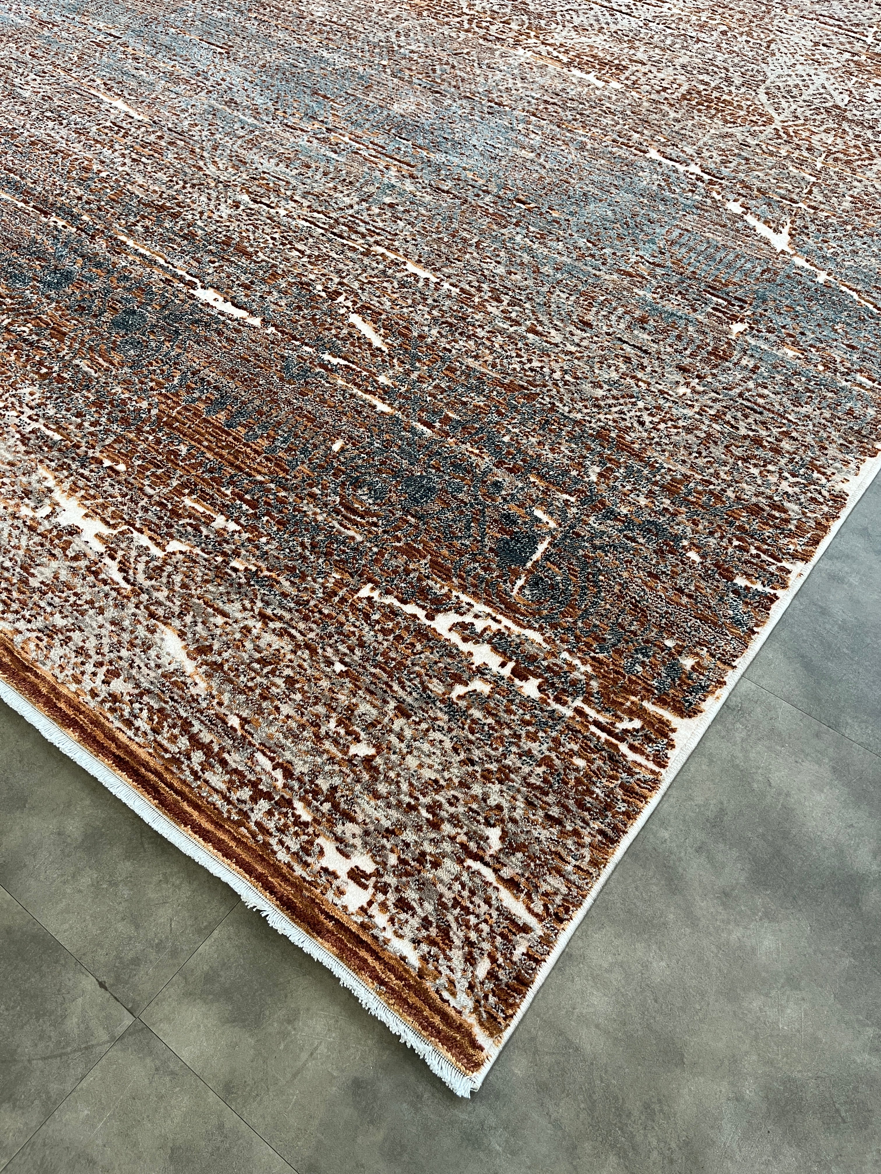 Tapete Turco Retangular Mahali Nomade Brown Cream CD