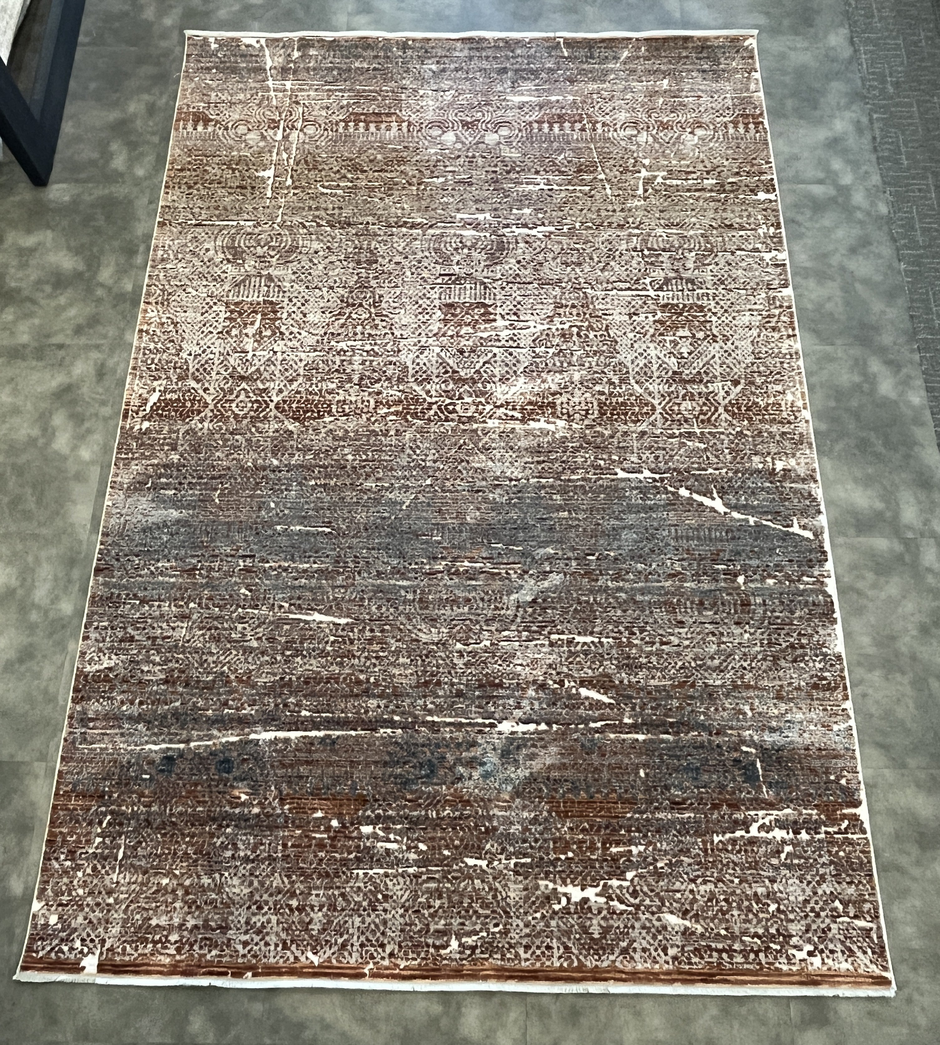 Tapete Turco Retangular Mahali Nomade Brown Cream CD