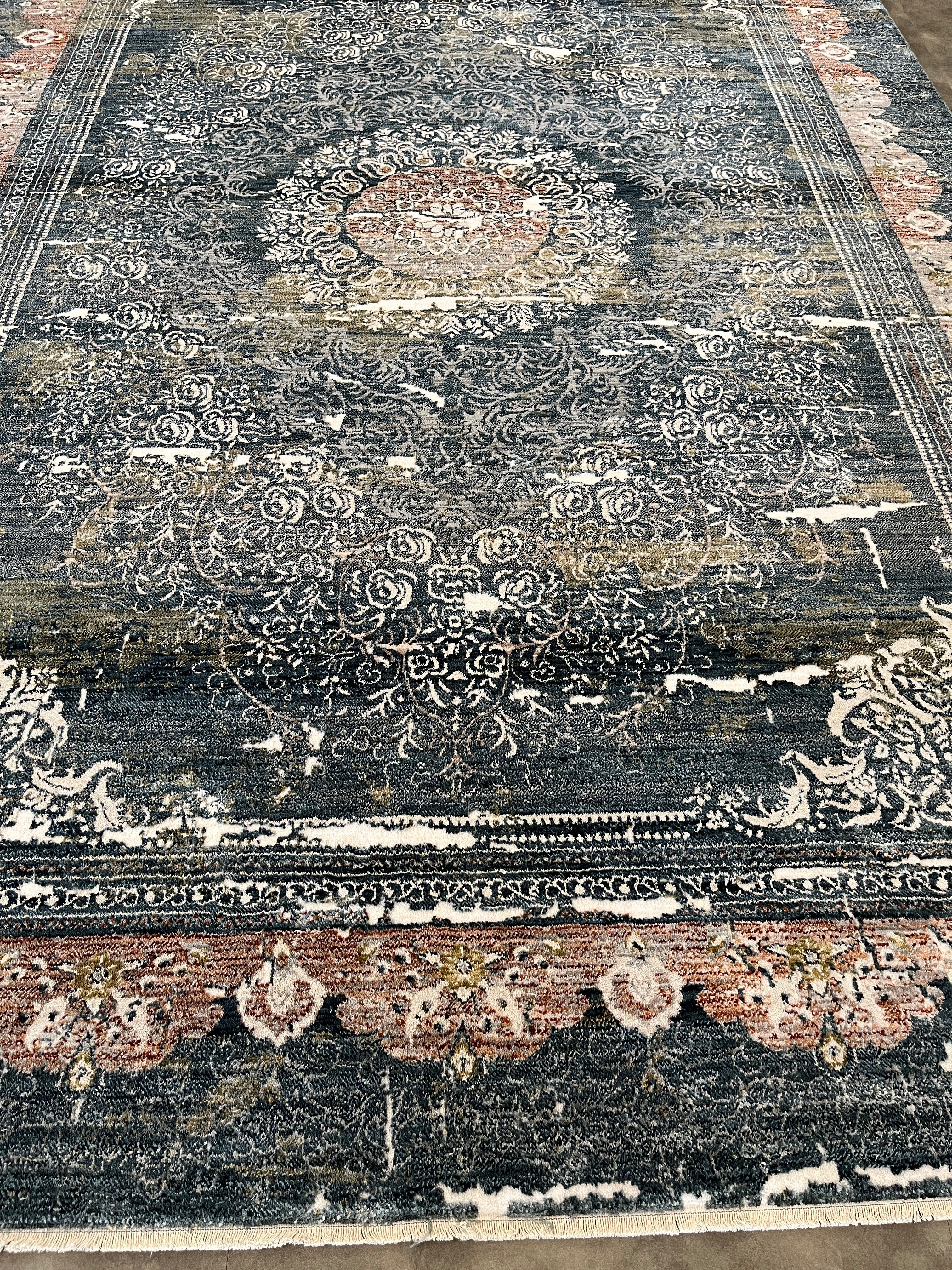 Tapete Turco Retangular Mahali Classico M. Blue CD