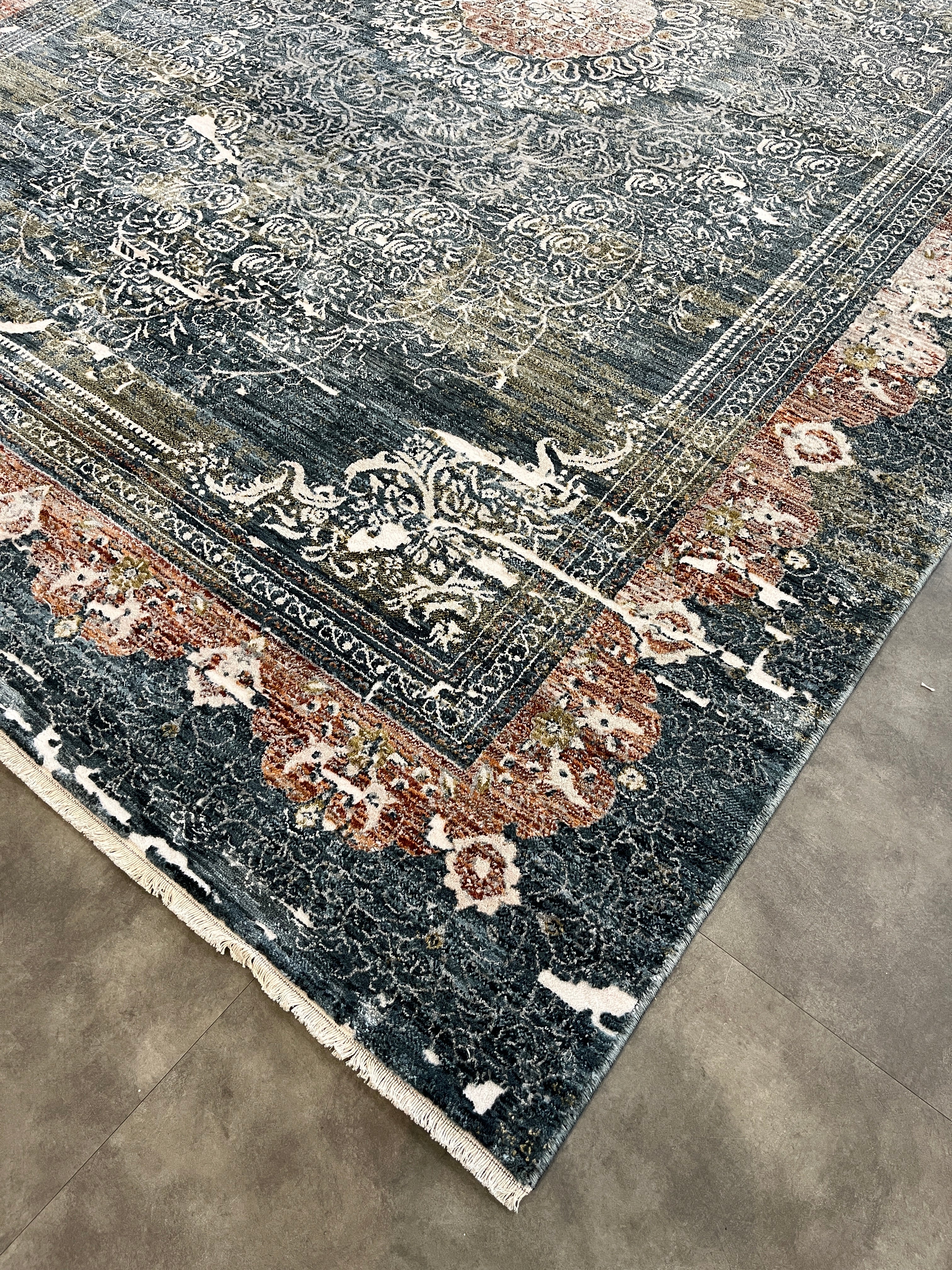 Tapete Turco Retangular Mahali Classico M. Blue CD