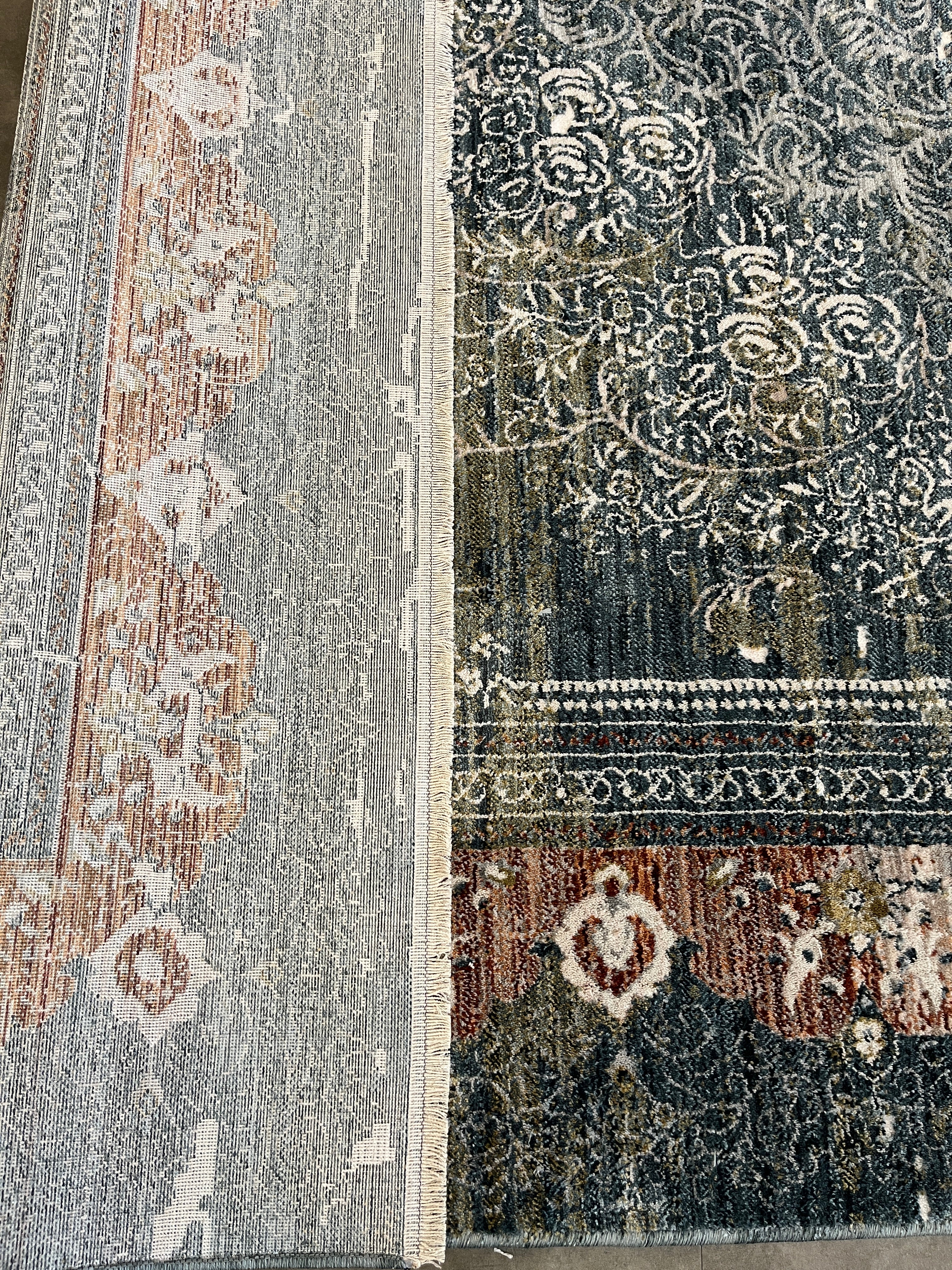 Tapete Turco Retangular Mahali Classico M. Blue CD