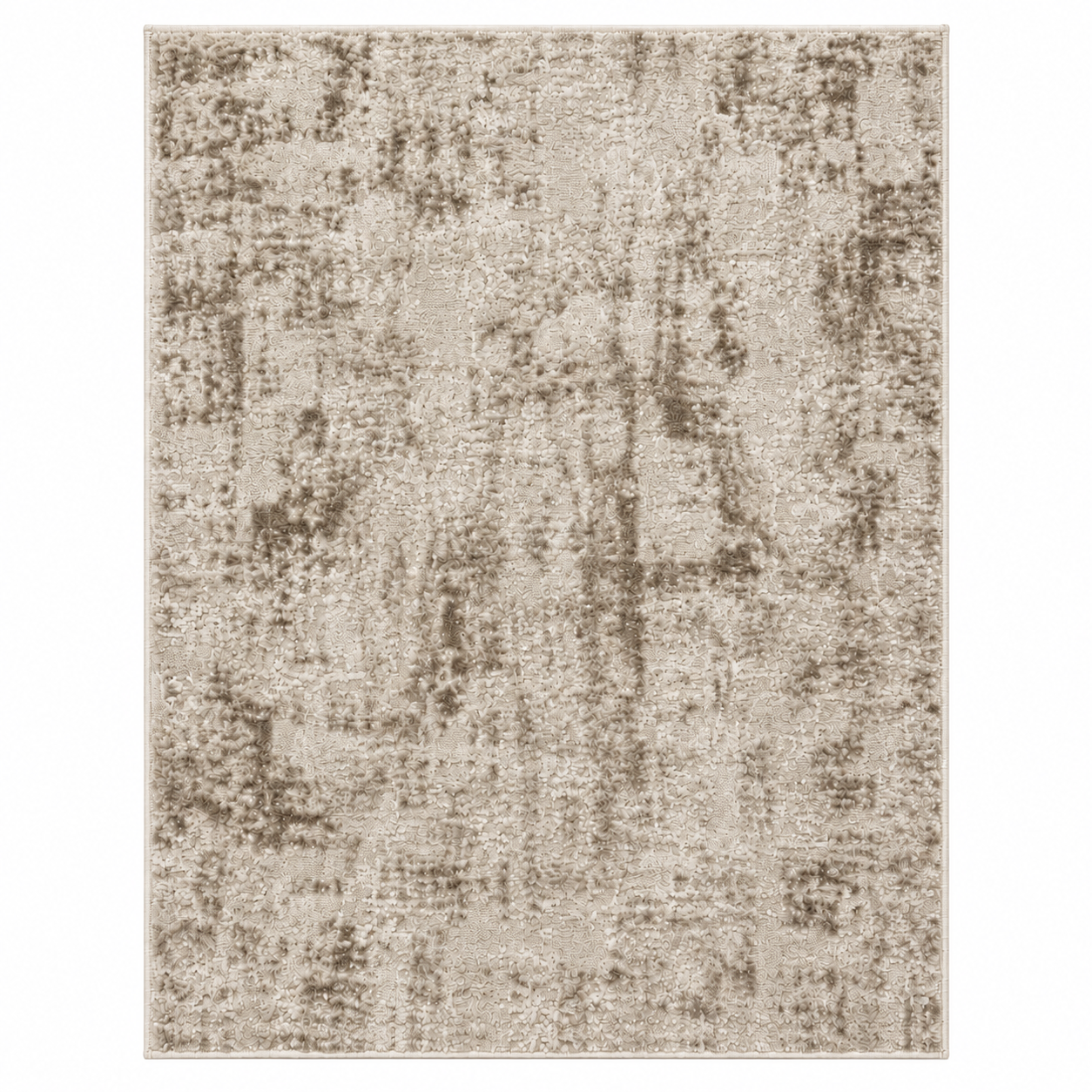 Tapete All Decor Ankara Turco Abstrato Texturizado Bege e Creme Retangular