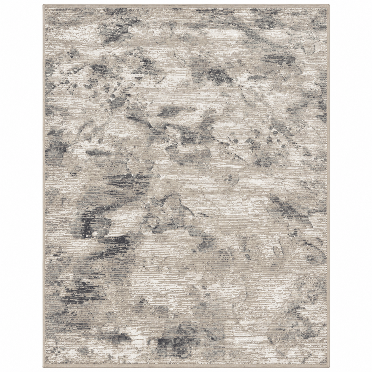 Tapete All Decor Ankara Turco Abstrato Texturizado Stone Grey Creme e Cinza Retangular
