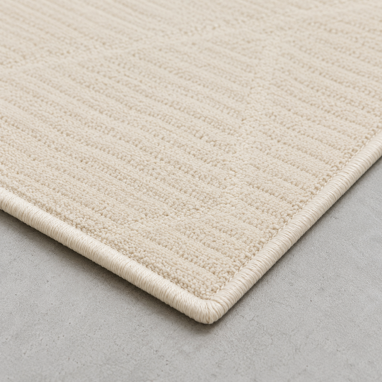 Tapete All Decor Turco Ankara Cotelê Cream & Cream Retangular 2,00 × 2,50 m