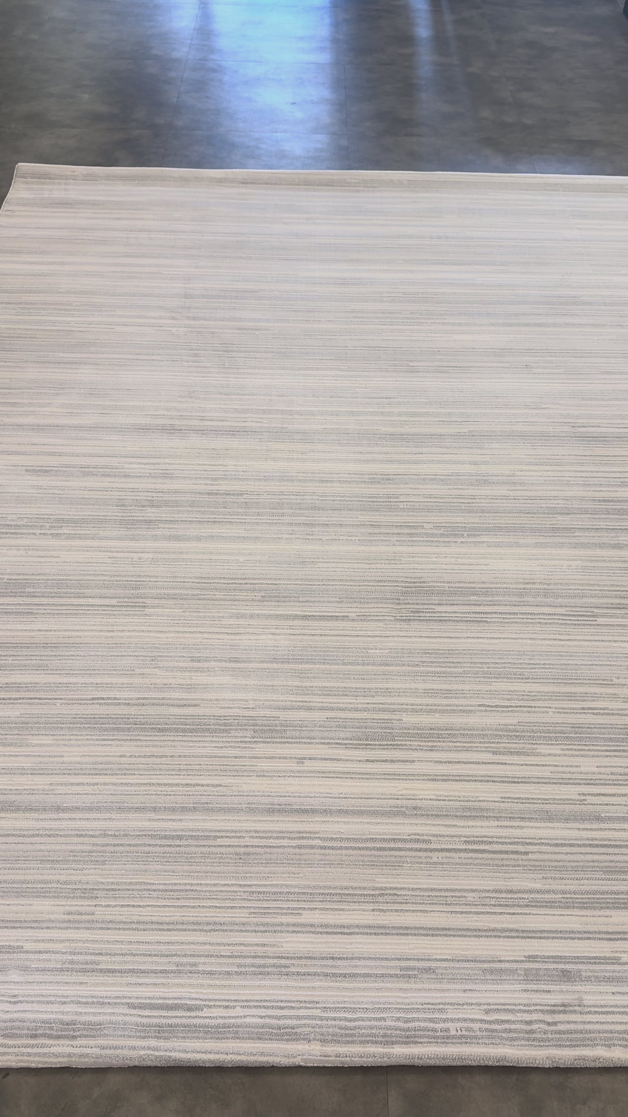 Tapete Santa Casa Salem Grey Turco Listrado Cinza Retangular 2,00 x 2,50 m