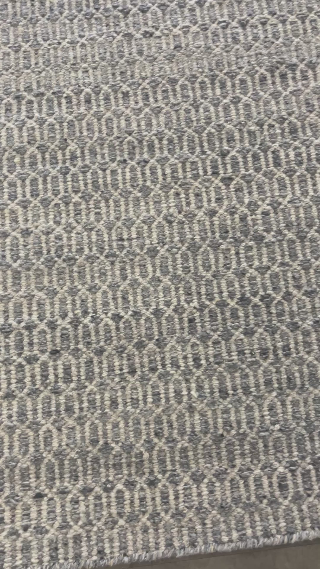 Tapete Indiano Artesanal Retangular Cinza GC 2,50 x 3,00