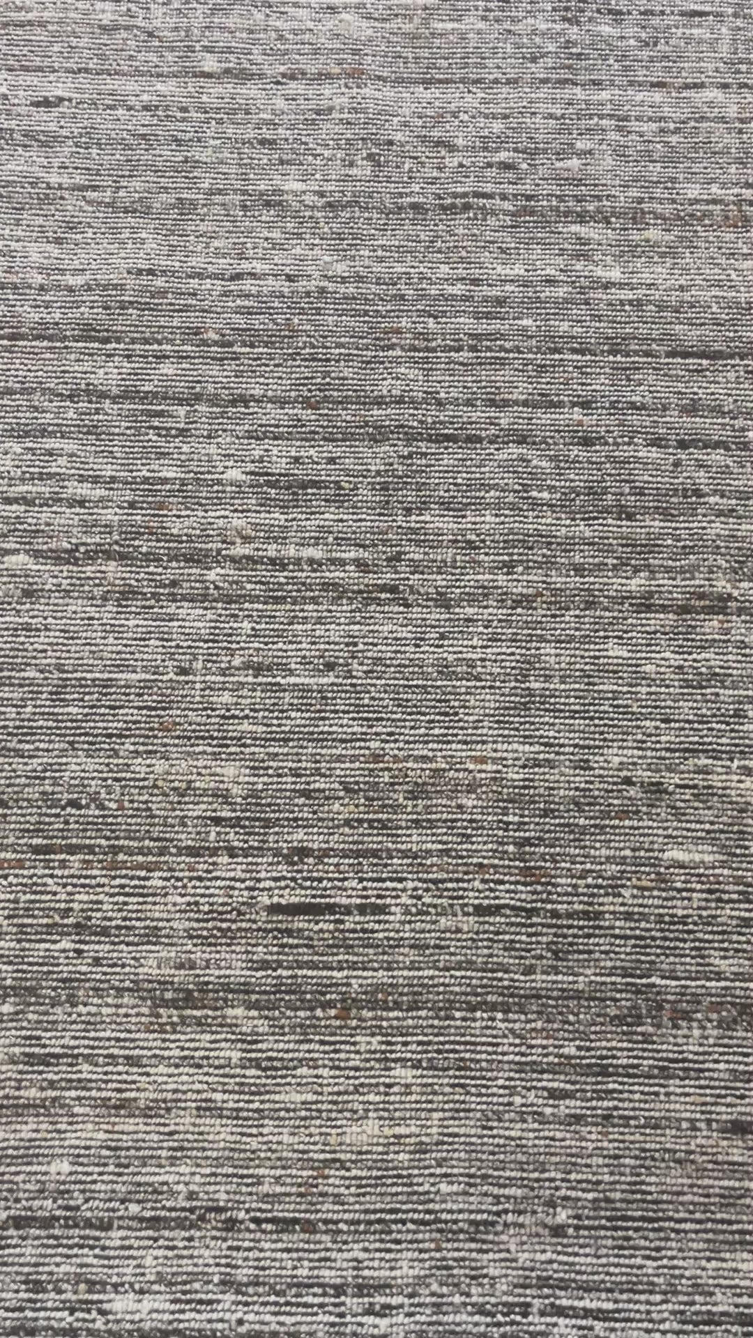 Tapete Indiano Artesanal Retangular Cinza Claro AB 2,50 x 3,00