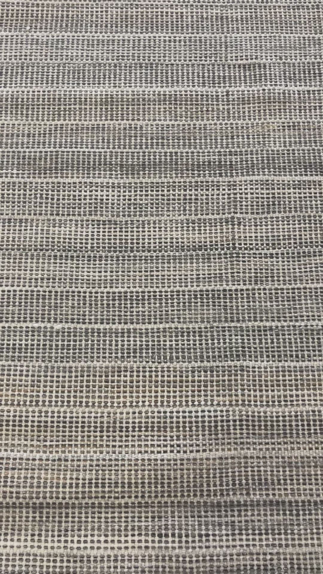 Tapete Indiano Artesanal Retangular Cinza Marrom AB 2,50 x 3,00