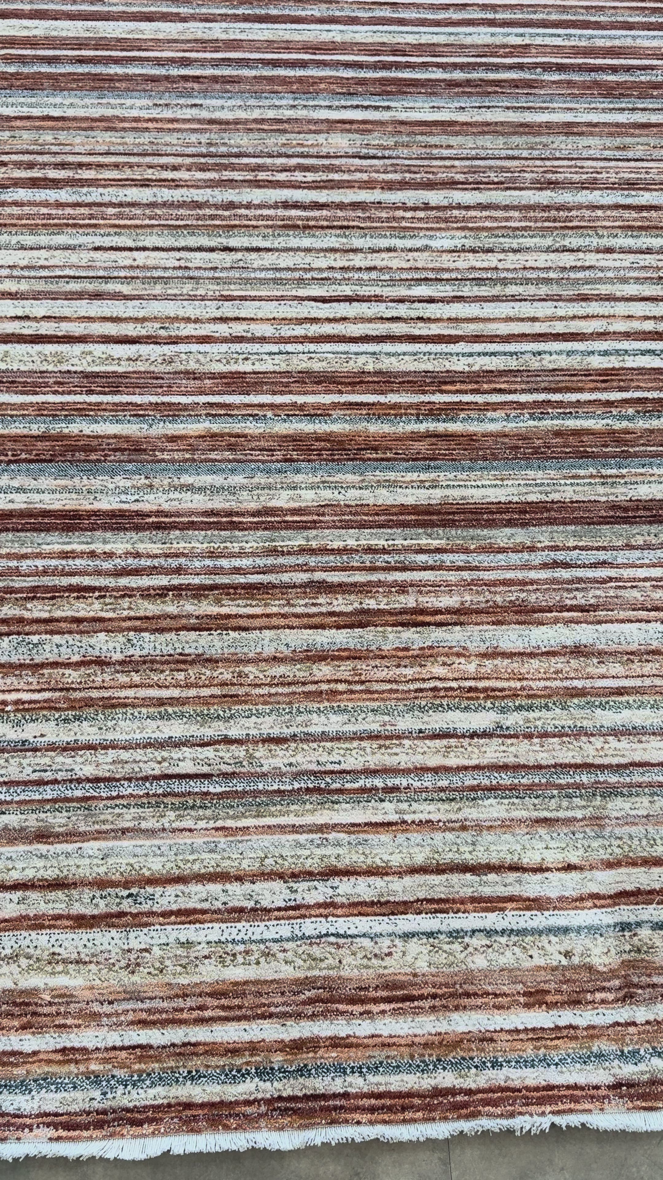 Tarepete Turco Retangular Mahali Listado Slim Blue Cream CD