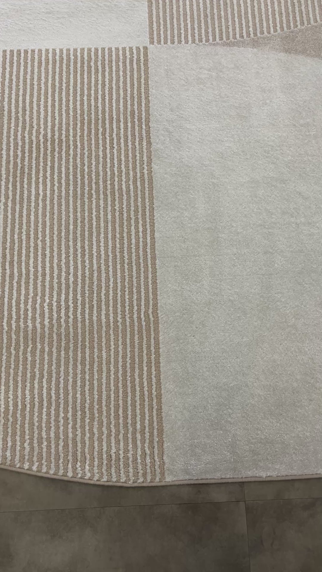 Tapete Turco Orgânico 2,50 x 3,00 Waves Cream  ED