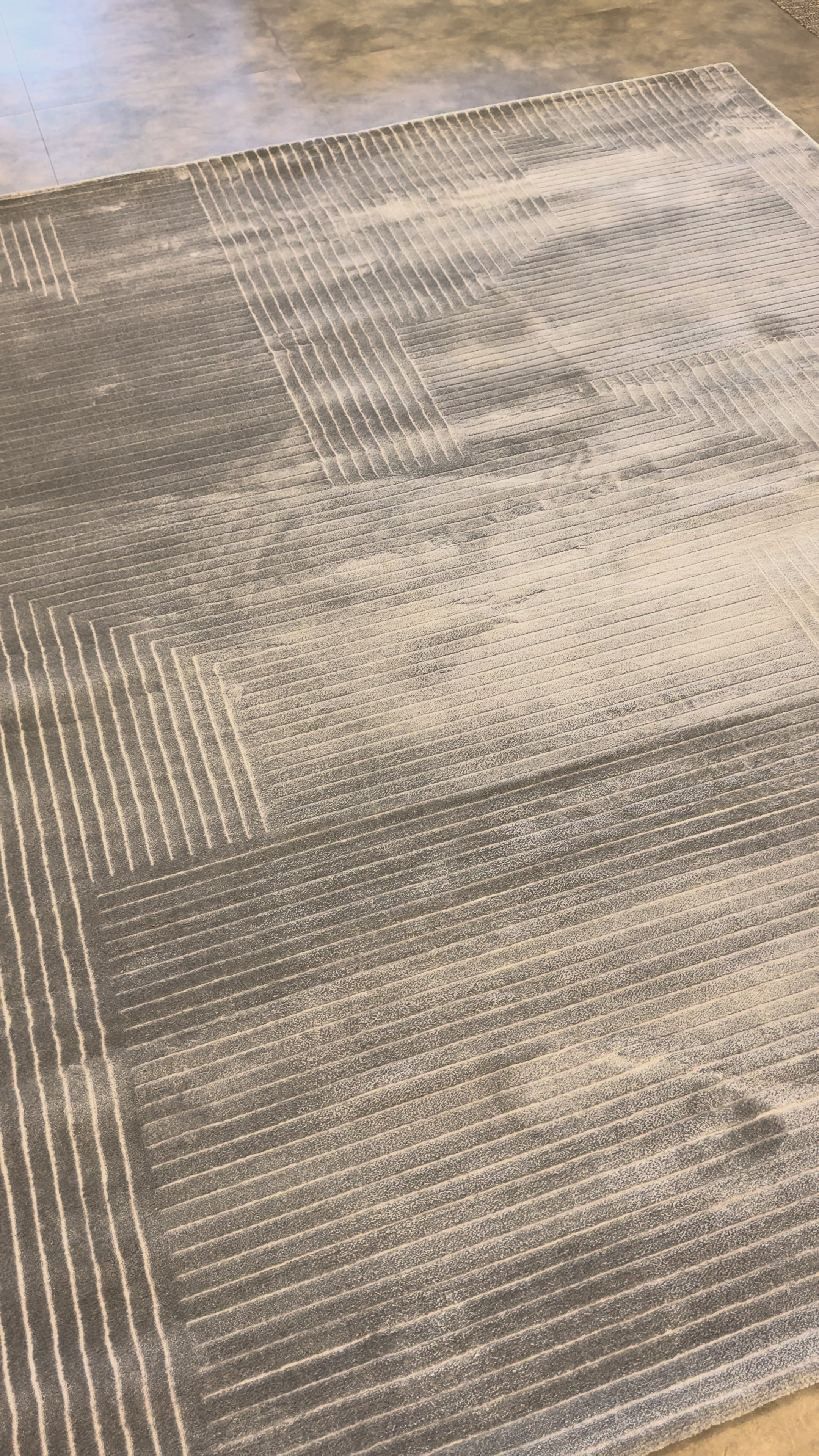 Tapete Turco Epic Traço Cinza 2,00 x 2,50 Retangular QZ