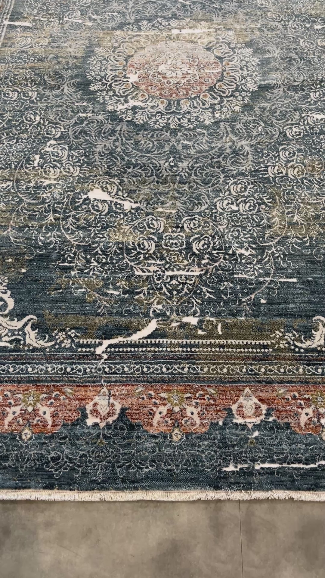 Tapete Turco Retangular Mahali Classico M. Blue CD